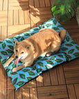 Hawaiian Leaf Pattern Waterproof Dog & Cat Mat – Durable & Large Pet Bed