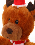 Christmas Santa Squeaky Plush Dog Toy – Durable & Fun