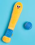 Plush Baseball Bat Dog Toy – Durable & Interactive Chew Toy