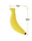 Plush Fruit Squeaky Dog Toy – Durable & Fun Chew Toy
