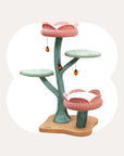 Yellow Tulip Cat Tree - Pawhearth
