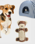 Soft Plush Mouse & Bear Dog Chew Toy – Durable & Squeaky