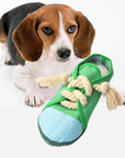 Colorful Shoes Rope Chew Dog Toy – Durable & Interactive