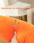 Carrot Squeaky Plush Dog Toy – Interactive & Fun Chew Toy for Dogs