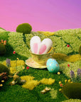 Easter Squeaky Plush Pet Toy – Funny Bunny Heart Design