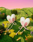 Easter Squeaky Plush Pet Toy – Funny Bunny Heart Design