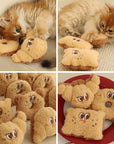 Baked Treats Plush Interactive Cat Toy Set – Fun & Playful