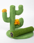 Cactus Design Sisal Cat Scratching Post – Durable & Stylish