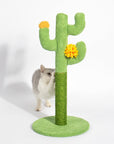 Cactus Design Sisal Cat Scratching Post – Durable & Stylish