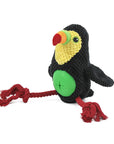 Flamingo & Parrot Rope Dog Toy – Durable & Interactive Chew