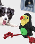 Flamingo & Parrot Rope Dog Toy – Durable & Interactive Chew