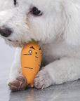 Latex Vegetable Squeaky Dog Toy – Durable Interactive Chew Toy
