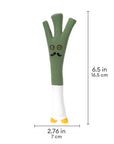 Latex Vegetable Squeaky Dog Toy – Durable Interactive Chew Toy