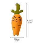 Latex Vegetable Squeaky Dog Toy – Durable Interactive Chew Toy