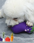 Latex Vegetable Squeaky Dog Toy – Durable Interactive Chew Toy