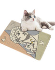 Eco-Friendly Printed Sisal Cat Scratching Mat – Durable & Stylish