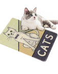 Eco-Friendly Printed Sisal Cat Scratching Mat – Durable & Stylish