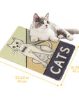 Eco-Friendly Printed Sisal Cat Scratching Mat – Durable & Stylish