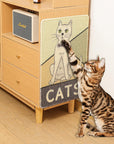 Eco-Friendly Printed Sisal Cat Scratching Mat – Durable & Stylish