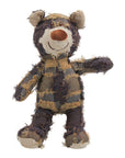 Rustic Denim Bear Dog Toy – Durable & Squeaky Chew Toy