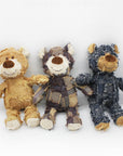 Rustic Denim Bear Dog Toy – Durable & Squeaky Chew Toy