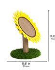 Sunflower Sisal Cat Scratcher – Durable with Natural Grass Base