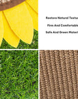 Sunflower Sisal Cat Scratcher – Durable with Natural Grass Base