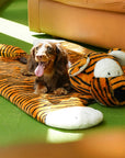 Tiger Stripe Shaped Warm Sleeping Mat for Dogs & Cats – Cozy & Comfortable