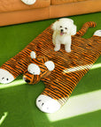 Tiger Stripe Shaped Warm Sleeping Mat for Dogs & Cats – Cozy & Comfortable