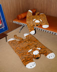 Tiger Stripe Shaped Warm Sleeping Mat for Dogs & Cats – Cozy & Comfortable