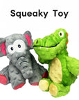Durable Bite-Resistant Alligator Dog Toy with Squeaker