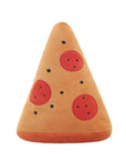 Plush Pizza & Hot Dog Shaped Squeaky Dog Chew Toy