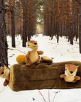Interactive Squirrel Hide-and-Seek Dog Toy with Tree Trunk