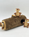 Interactive Squirrel Hide-and-Seek Dog Toy with Tree Trunk