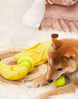 Tennis Ball Dog Toy – Food Hiding & Teething Interactive Fun