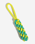 Braided Rope Stick Tug Dog Toy – Color Clash, Durable & Interactive