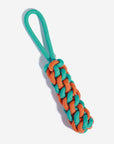 Braided Rope Stick Tug Dog Toy – Color Clash, Durable & Interactive