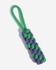 Braided Rope Stick Tug Dog Toy – Color Clash, Durable & Interactive