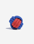 Color Clash Knotted Ball Dog Toy – Durable & Interactive Chew Toy
