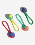 Color Clash Rope Tug Dog Toy – Durable & Interactive Chew Toy
