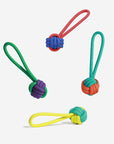 Color Clash Rope Tug Dog Toy – Durable & Interactive Chew Toy