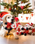 Christmas Rubber Dog Toy – Squeaky & Slow Feeder Doll