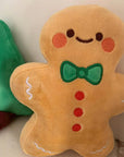 Christmas Gingerbread Man Plush Dog Toy – Interactive & Fun for Playtime