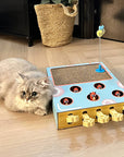 Whack-a-Mole Cat Toy – Interactive Scratcher & Game