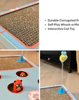 Whack-a-Mole Cat Toy – Interactive Scratcher & Game