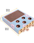 Whack-a-Mole Cat Toy – Interactive Scratcher & Game