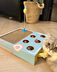 Whack-a-Mole Cat Toy – Interactive Scratcher & Game