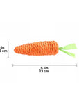 Natural Sisal Carrot Cat Chew Toy – Bite-Resistant Teething Aid