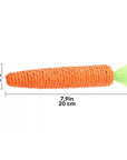 Natural Sisal Carrot Cat Chew Toy – Bite-Resistant Teething Aid