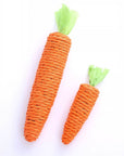 Natural Sisal Carrot Cat Chew Toy – Bite-Resistant Teething Aid